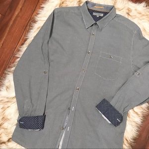 Ted Baker London roll tab button down.